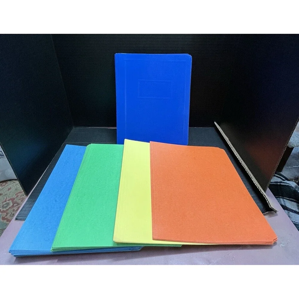 Mixed Lot of Folders 47 Smead Letter Size Straight Cut & Duo-Tang File Folders